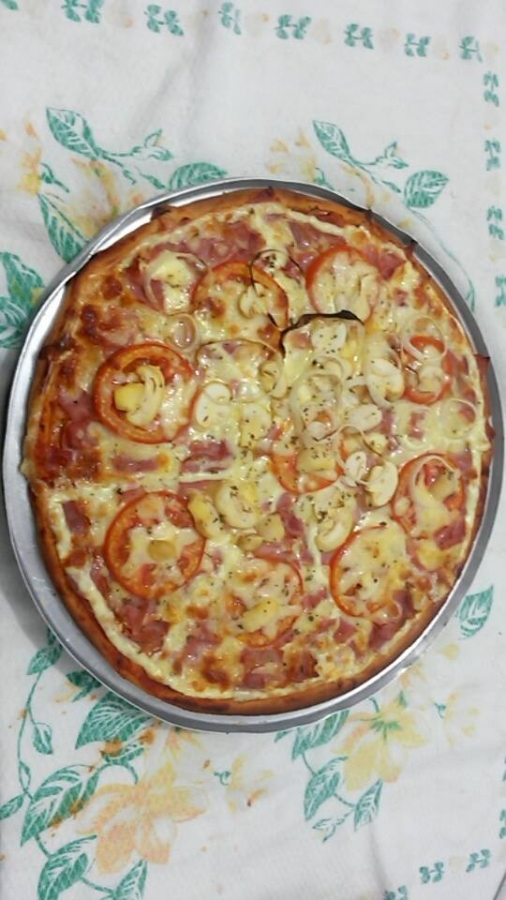 Pizza fácil e deliciosa