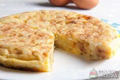 Omelete de ovo de forno