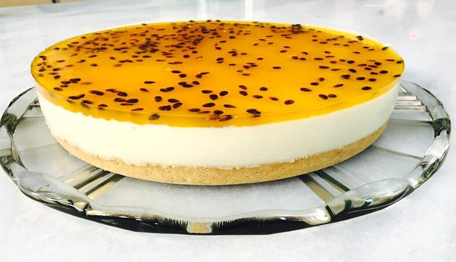 Cheesecake de maracujá