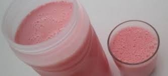 Iogurte de caseiro de morango