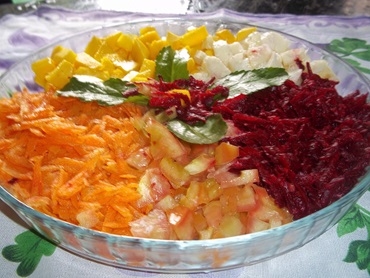 salada light de frutas com verduras