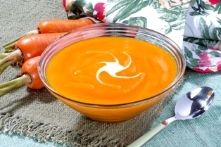 Sopa Cremosa de Cenoura