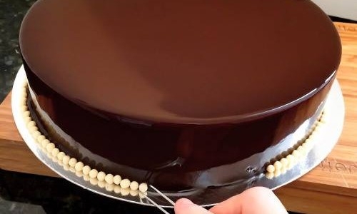 Glaçagem de Chocolate