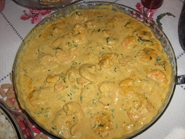 Camarões ao Curry