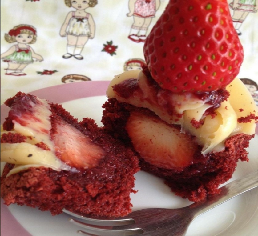 Cupcake Red Velvet perfeito!