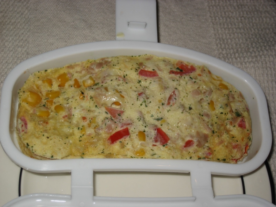 Omelete de microondas