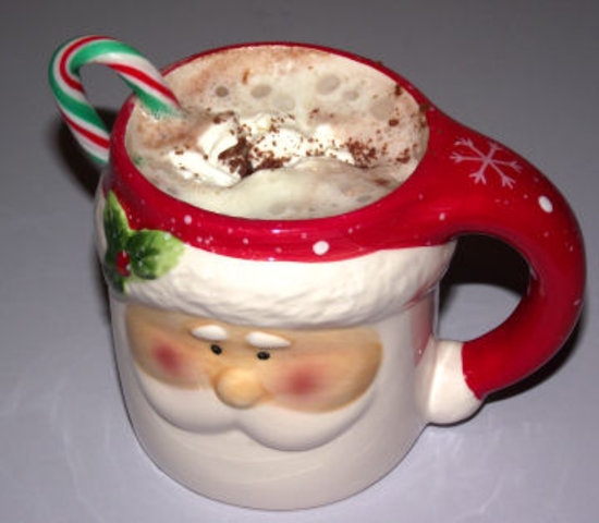 Chocolate quente de Natal