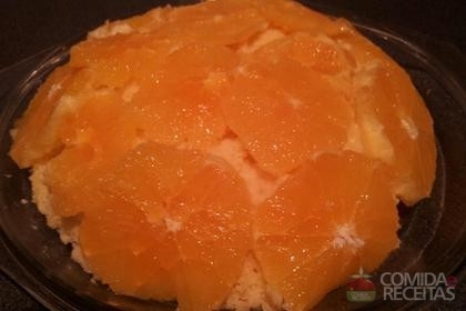 Receita de Bolo de laranja no microondas