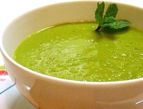 Sopa Verde de Alface (Vegetariano)