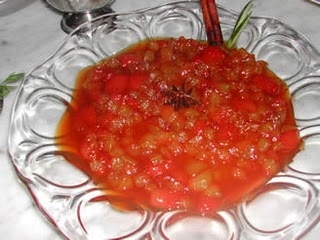 Molho de melancia (substitui o extrato de tomate)