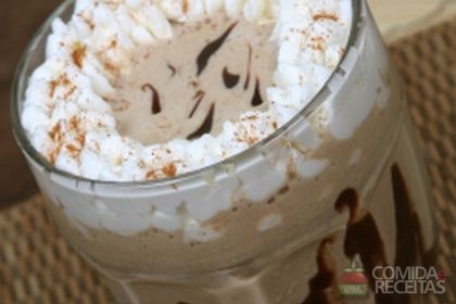 Milk shake de cappuccino