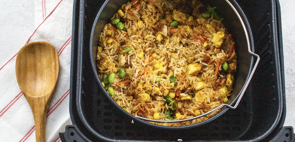 5 receitas de arroz para você fazer na airfryer
